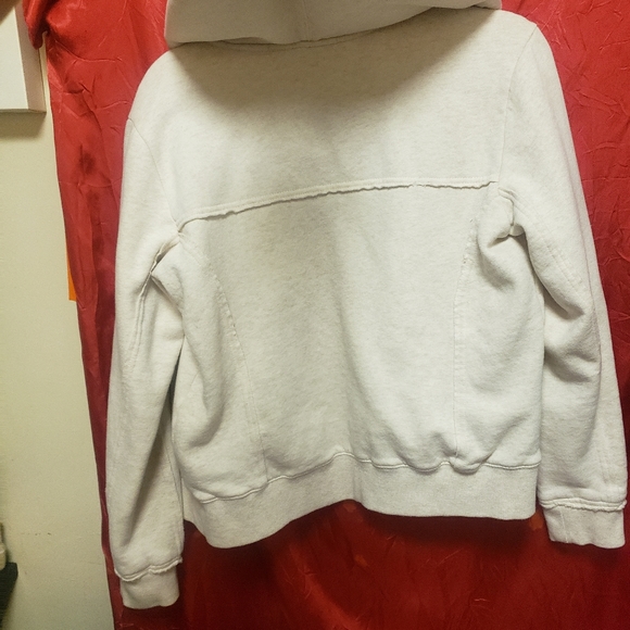 VINTAGE ROXY- WARM ZIP UP JACKET W/ FAUX FUR HOOD/LG/ NWOT - Picture 4 of 16